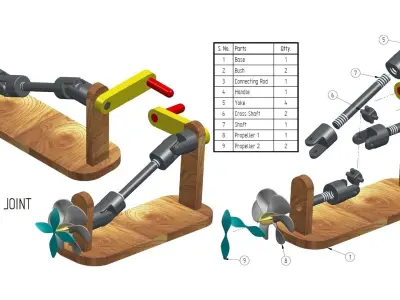 Universal Coupling 3D print model