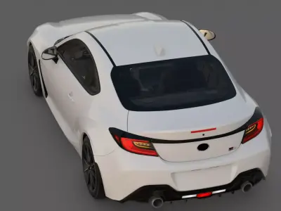 2022 Toyota GR86 3D Model  Lightweight Sports Coupe 3D model