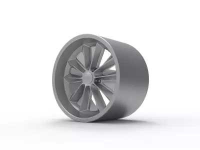 FOOSE DEUCE WHEEL 3D PRINT MODEL 3D print model
