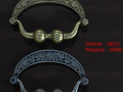 Handles Vol 05 Low-poly 3D model