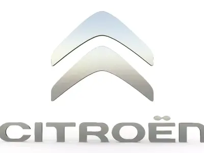 citroen logo 3D model by 3dlogoman