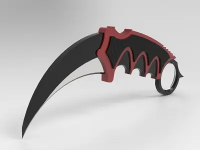 Karambit Knife 3D model order