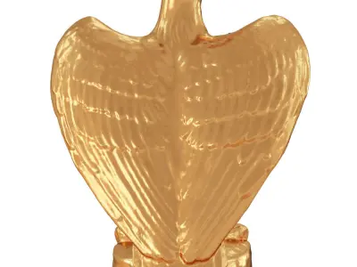 Eagle Gold Figurine 3D model