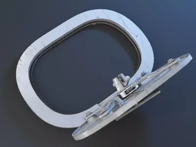 Deck Hatch PBR 3D model