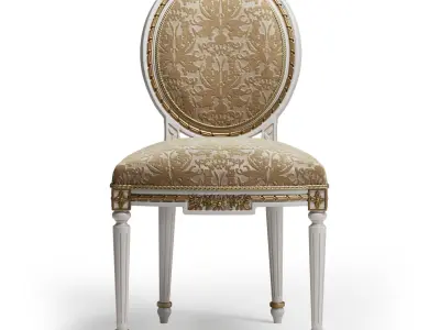 Angelo Cappellini Degas Chair art 724 3D model