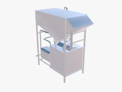 Densio meter industrial pitter seed remover Low-poly 3D model