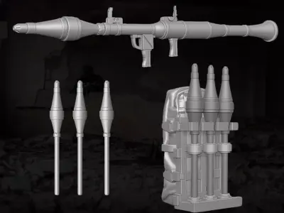 RPG kit 3D printable files for Action Figures 3D print model