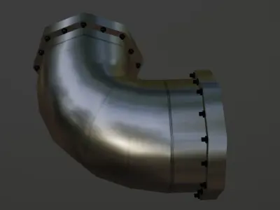 Pipe corner 3D model purchase