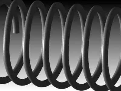 Realistic Movement Spring Free 3D model