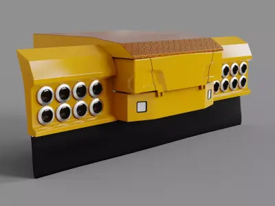 Back bumper 2 3D model