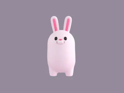 Bunny Character 3D model