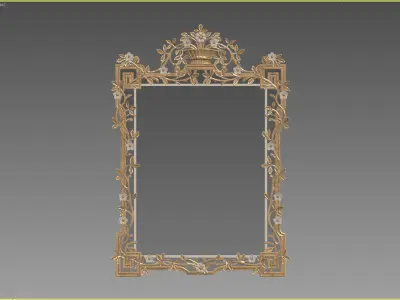 Chelini Mirror art 1201 3D model