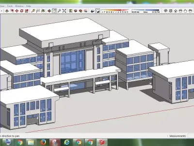 Sketchup Office building C9 Free 3D model