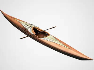 Guillemot kayak 3D model