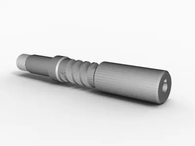 Velocity shaft 3D model