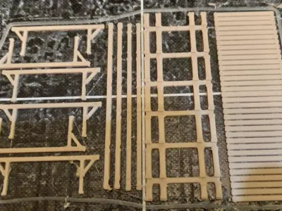 Small wooden bridge 1-87 FDM 3D print model