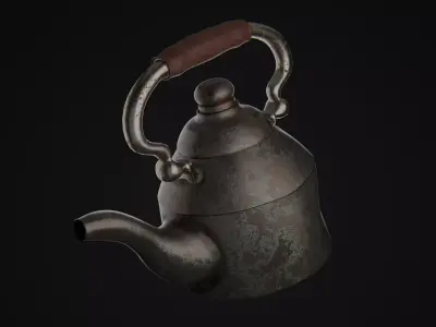 Old Kettle Free 3D model
