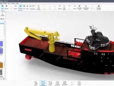 X-BOW SHIP 3D model