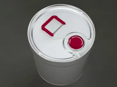 Paint cans 3D model