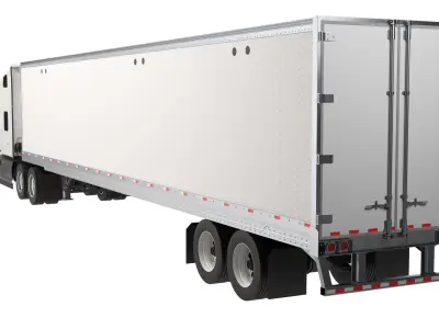 Semi Truck Peterbilt 579 3D model