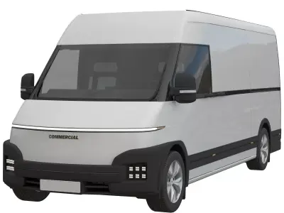 Generic Commercial Cargo Van Prototype 2 3D model