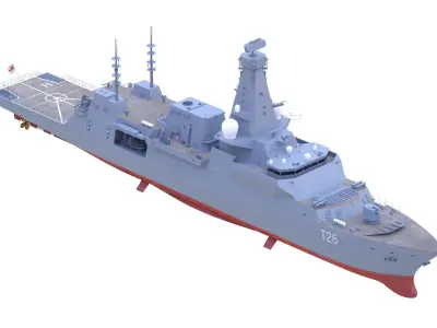Type 26 Frigate 3D model purchase