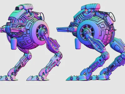Mini Mech 3D model