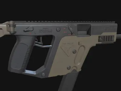 Kriss Vector Low-poly 3D model buy