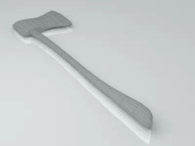 Simple axe 3D model