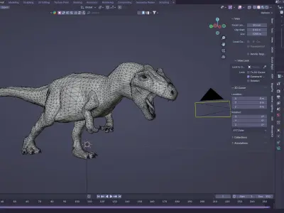 Allosaurus 3D model purchase