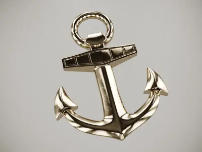Anchor gold 3D model