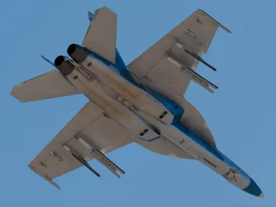 Boeing FA-18EF Super Hornet 3D model
