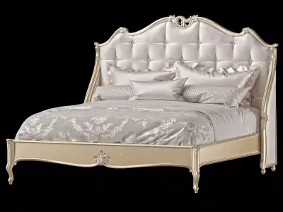 juliettesinteriors italian bed art jx0150 3D model