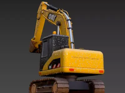 94- Chinese excavator 3D model