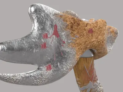 Hammer  Low-poly 3D model order