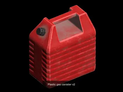 Gas canisters set 3D Model Pack