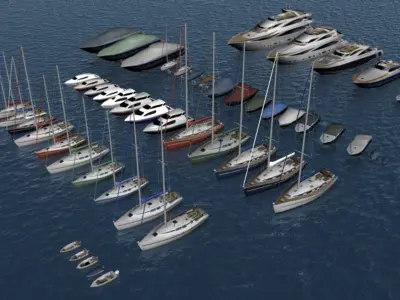 boats_LW 3D model