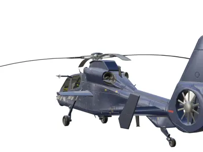 Harbin Z-19 Low-poly 3D model