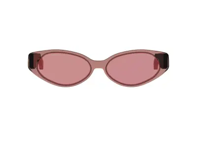 Pink Tint Sunglasses 3D model