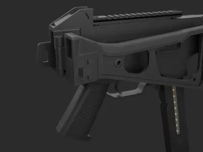 HK UMP - Game Ready Low-poly 3D model