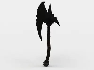 Axe Low-poly 3D model get