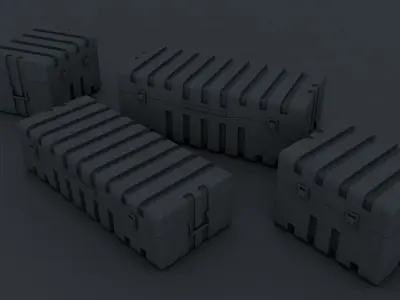 storage box design 3D model