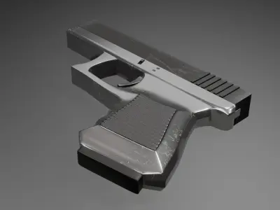 Glock 19 Gen 3 For FPS Games Low-poly 3D model
