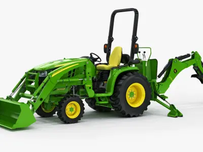 John Deere 3046R Tractor Utility 3D model