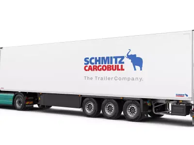 Volvo FH 4X2 Classic With Semi Trailer 3D model