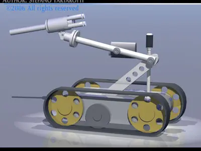Robot bomb 3D model