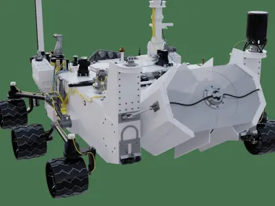 Curiosity Rover 3D model