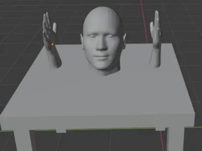 Bizarre Table 3D model