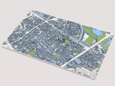 Amiens Cathedral France 3D model