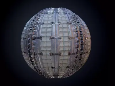 Sci-Fi Military Seamless PBR Texture 32 Texture